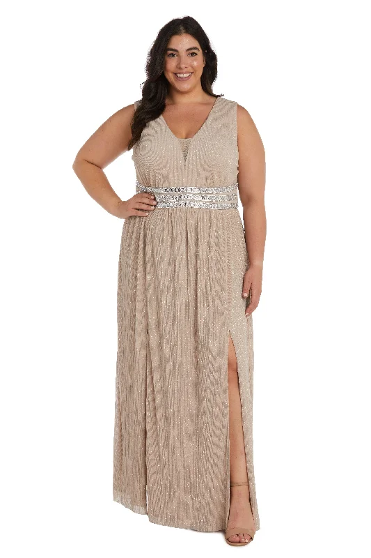 R&M Richards 2522W Plus Size Long Formal Dress