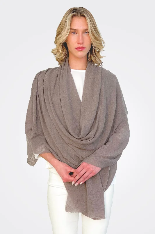 Cashmere Scarf - Mud