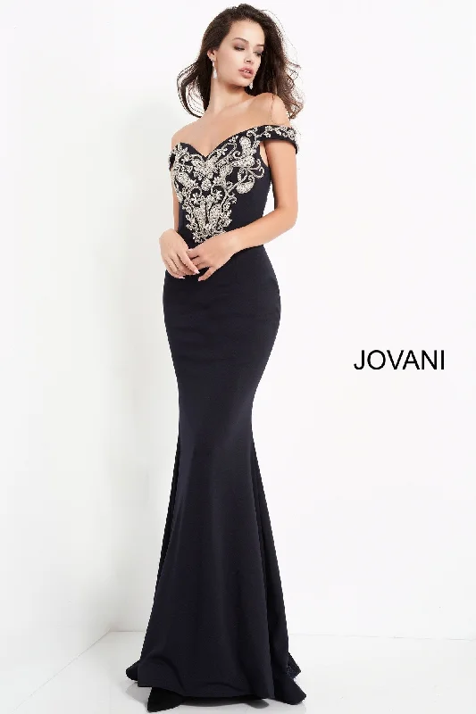 Jovani 02576 Long Beaded Formal Prom Dress