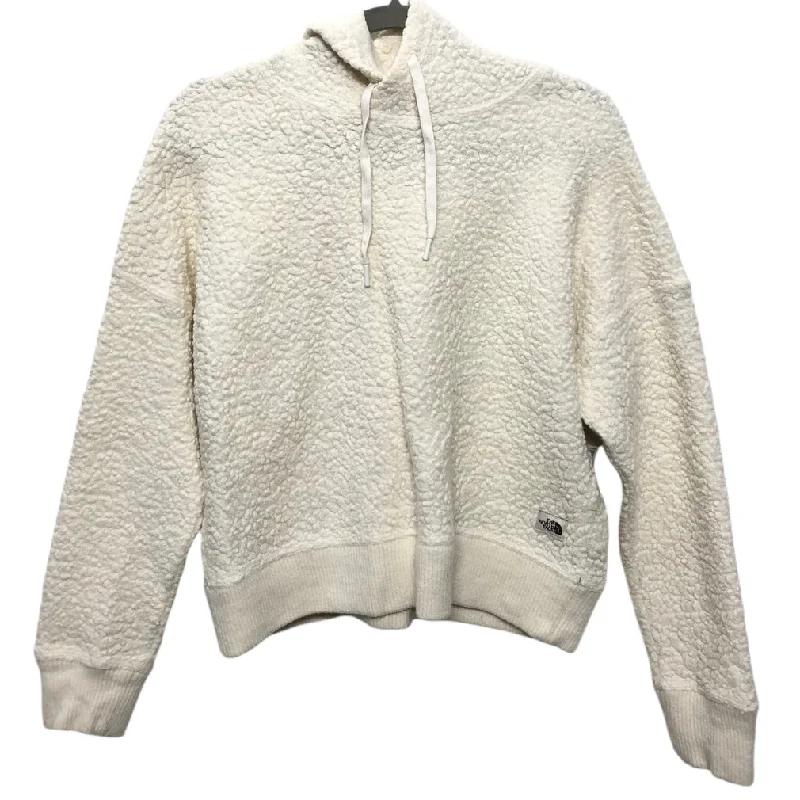 Sweatshirt Hoodie By The North Face In Cream, Size: L