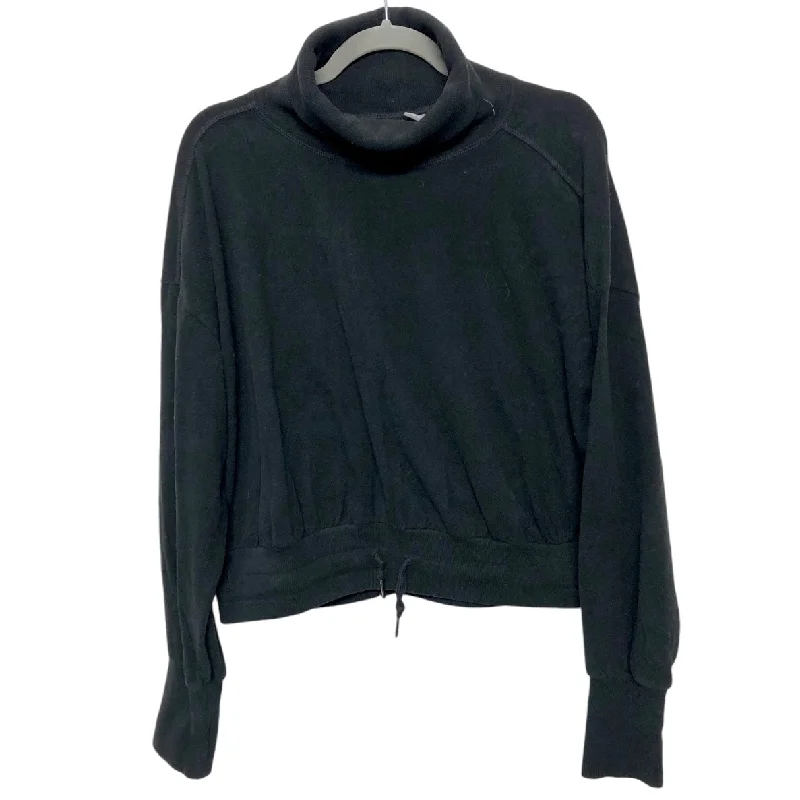 Athletic Sweatshirt Collar By Sweaty Betty In Black, Size: 12p