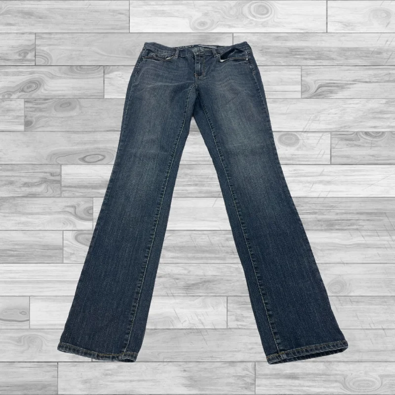 Jeans Straight By Dkny In Blue Denim, Size: 4