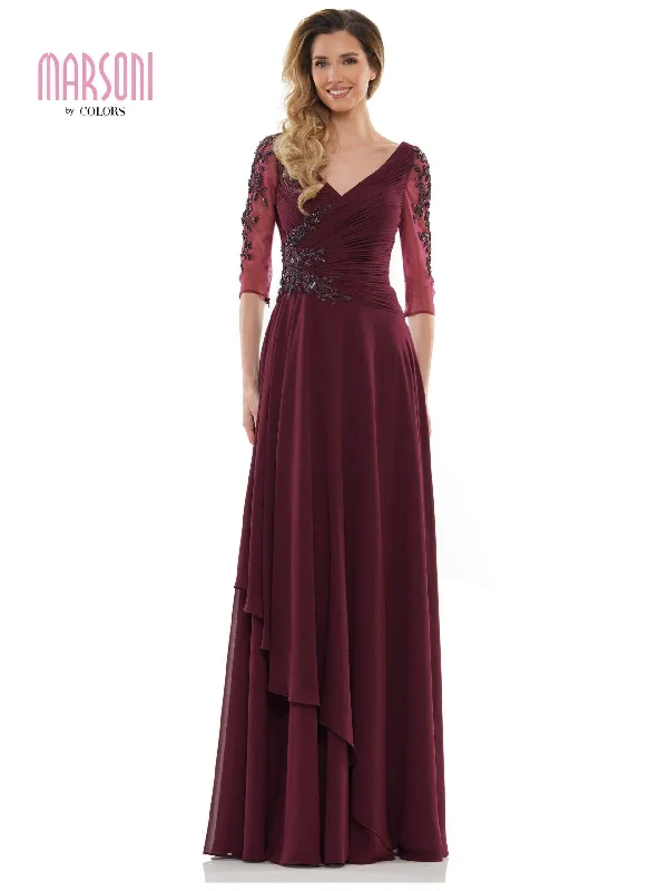 Marsoni Mother of the Bride Long Chiffon Dress 1135