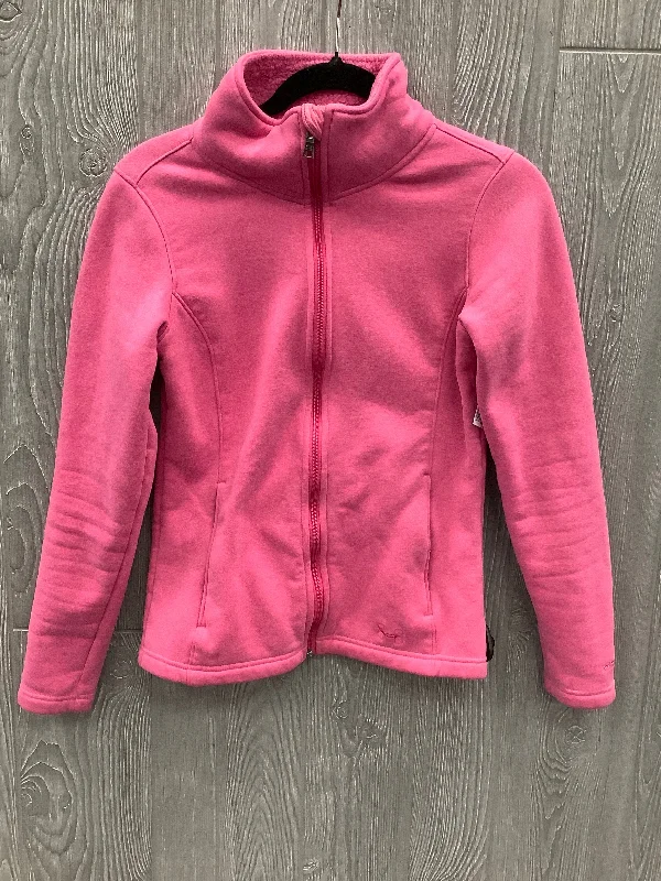 Athletic Sweatshirt Collar By Under Armour In Pink, Size: Xs