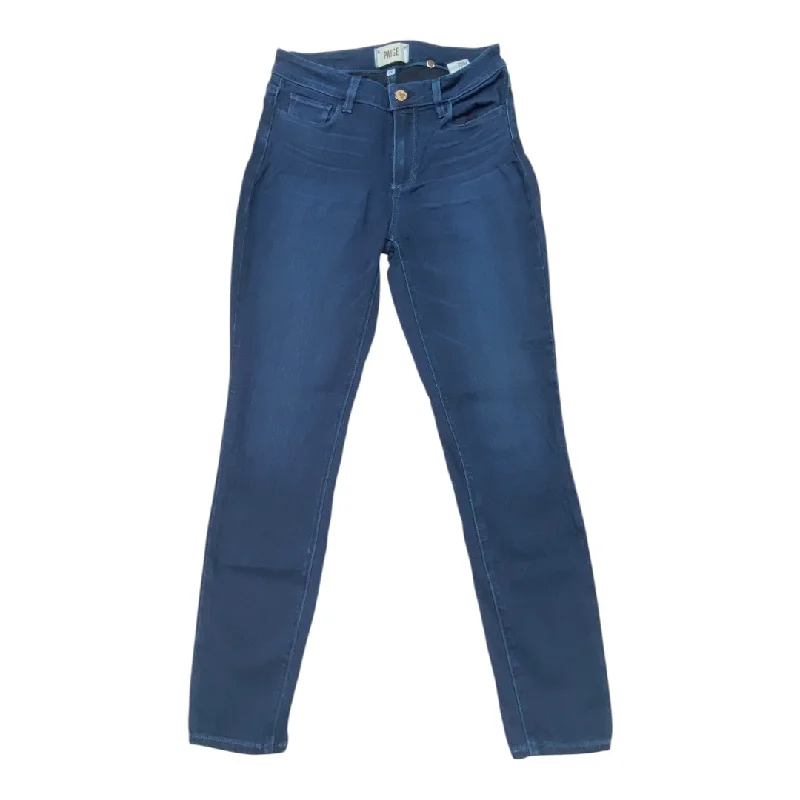 Jeans Skinny By Paige In Blue Denim, Size: 6