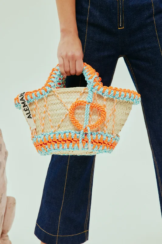 Alemais Luis Macramé Cord Mini Basket - Multi | PRE ORDER