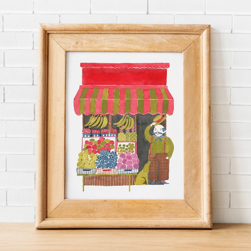 Fruit Shop Art Print