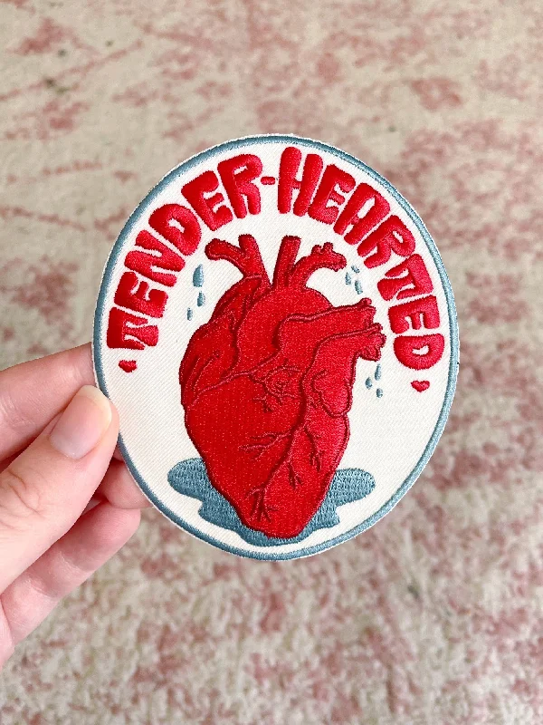 Tender Hearted Embroidered Patch