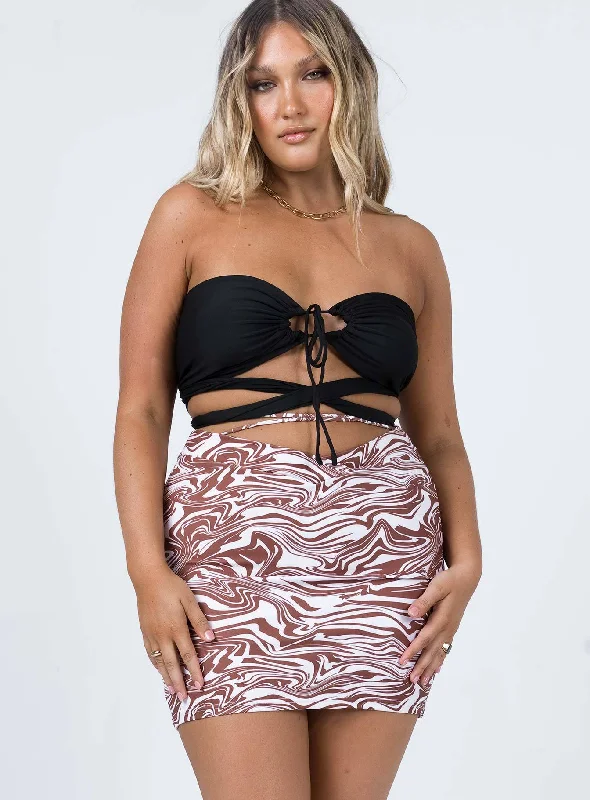 Hunter Mini Skirt Zebra