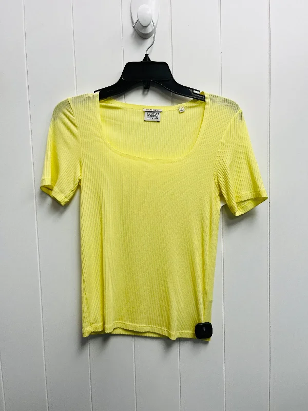 Yellow Top Short Sleeve Basic Scotch & Soda, Size Xs