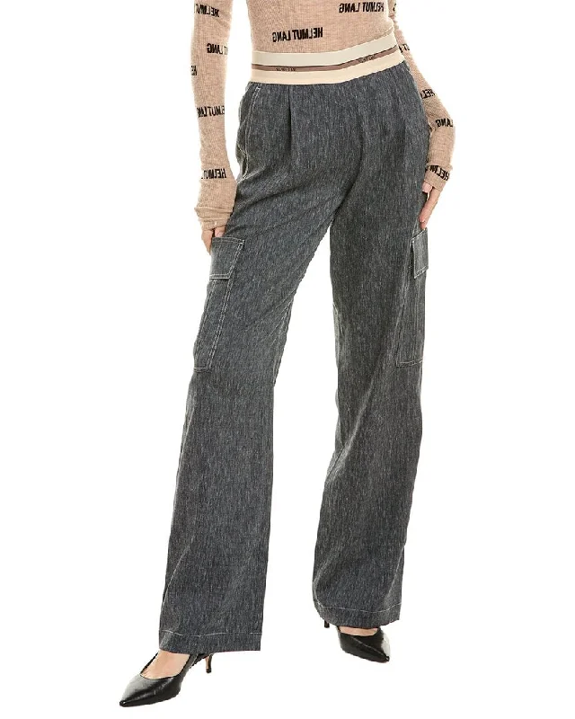 Helmut Lang Cargo Linen-Blend Pant