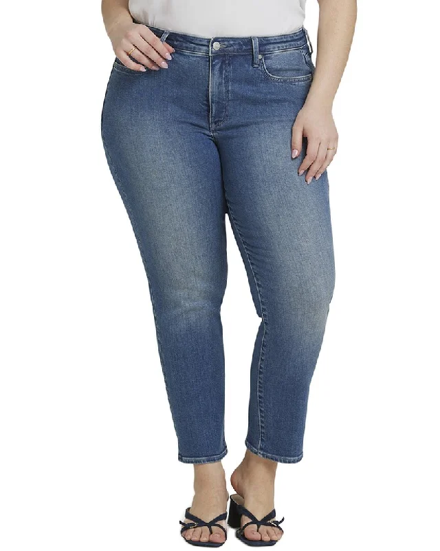 NYDJ Plus Sheri Clean Horizon Ankle Crop Jean