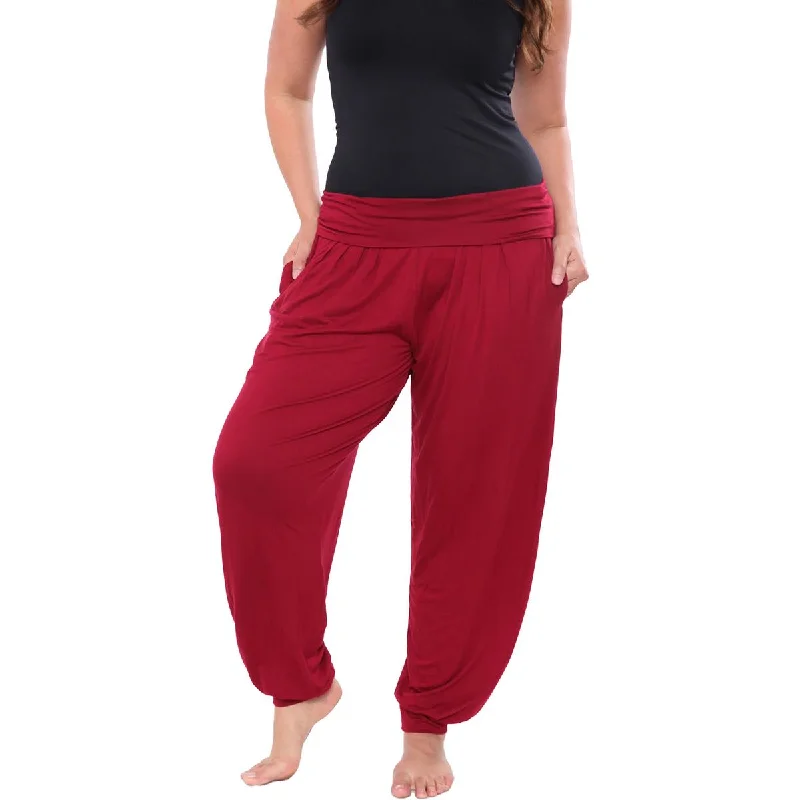 Plus Womens Knit Pull On Jogger Pants