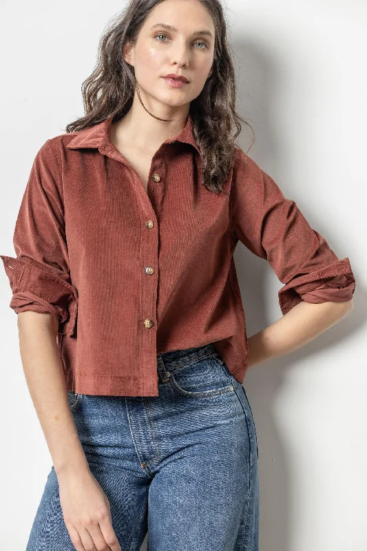 Corduroy Button Down Shirt