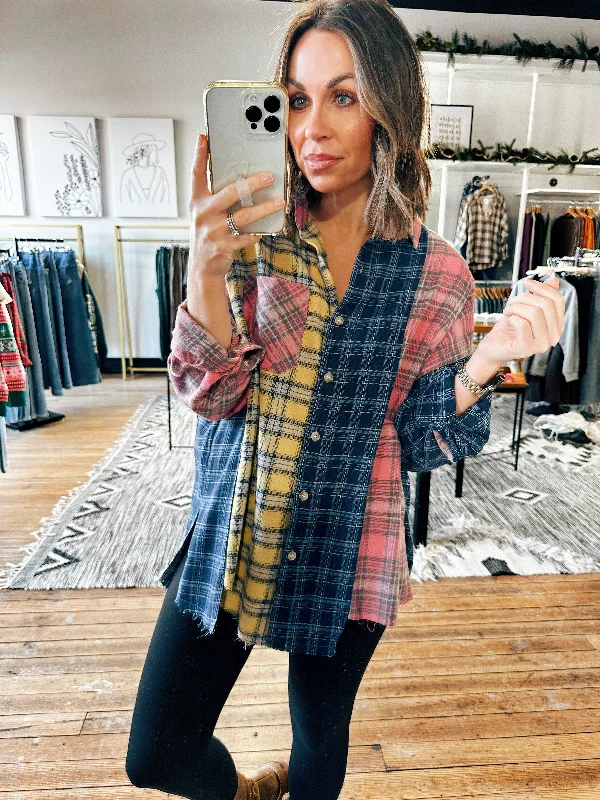 Neely Multi Color Plaid Shirt