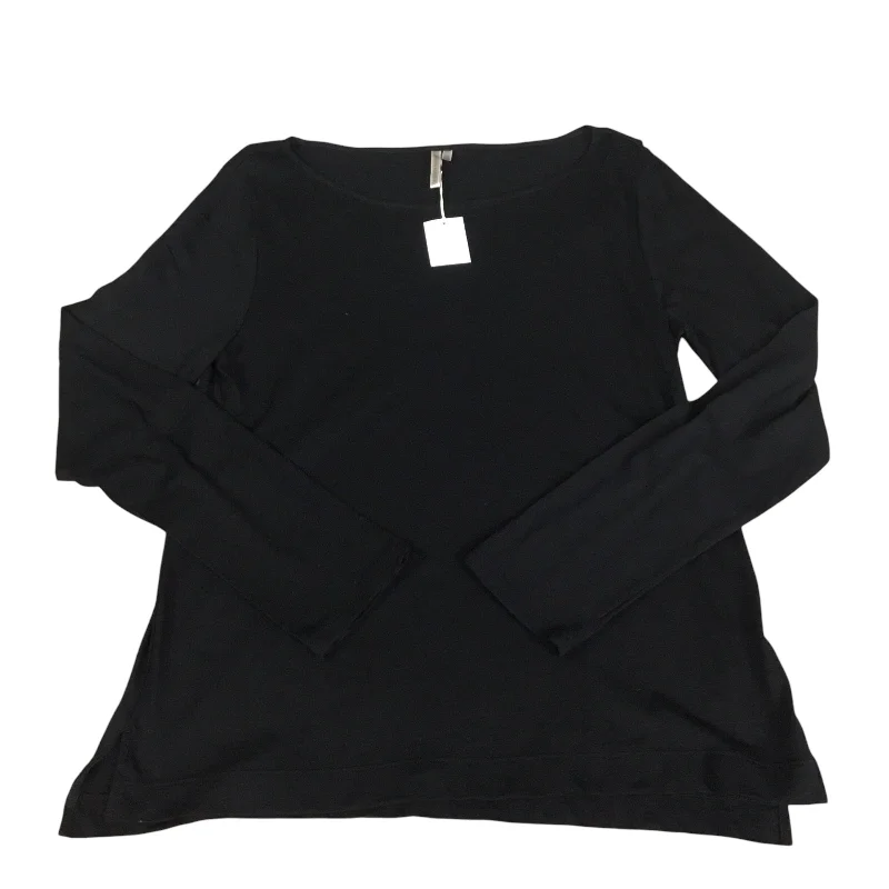 Top Long Sleeve Basic By Banana Republic In Black, Size: M