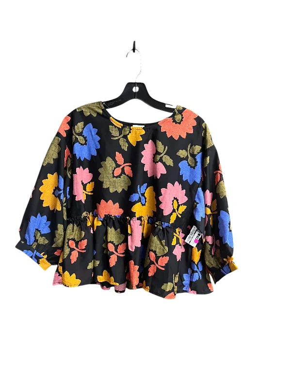 Top Long Sleeve By Clothes Mentor In Floral Print, Size: Xs