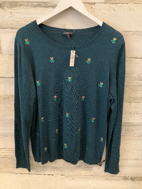 Top Long Sleeve By Talbots In Green, Size: Xlp